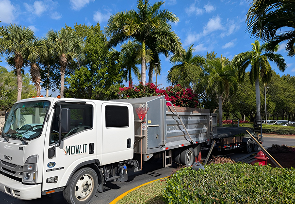 Mow It Truck with Plants